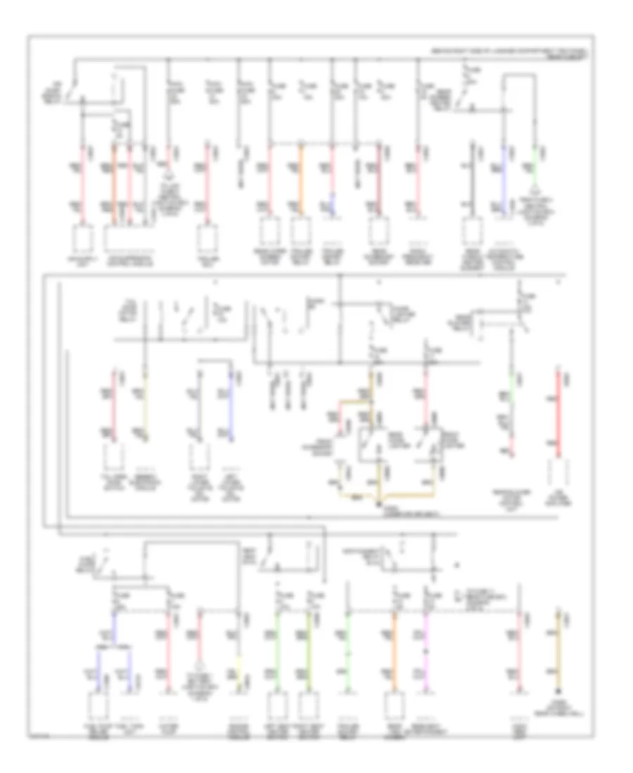 Power Distribution Wiring Diagram (5 of 6) for Land Rover Range Rover HSE 2006