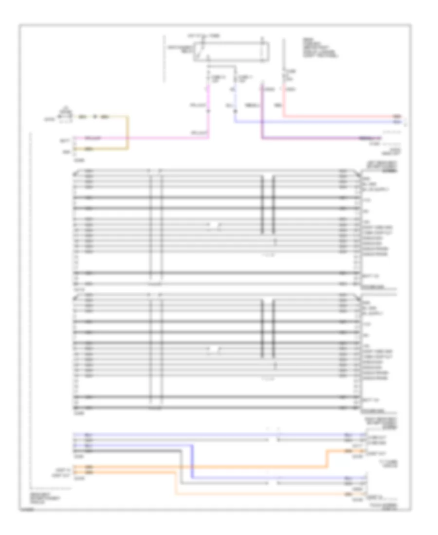 Rear Seat Entertainment Wiring Diagram (1 of 2) for Land Rover Range Rover HSE 2006