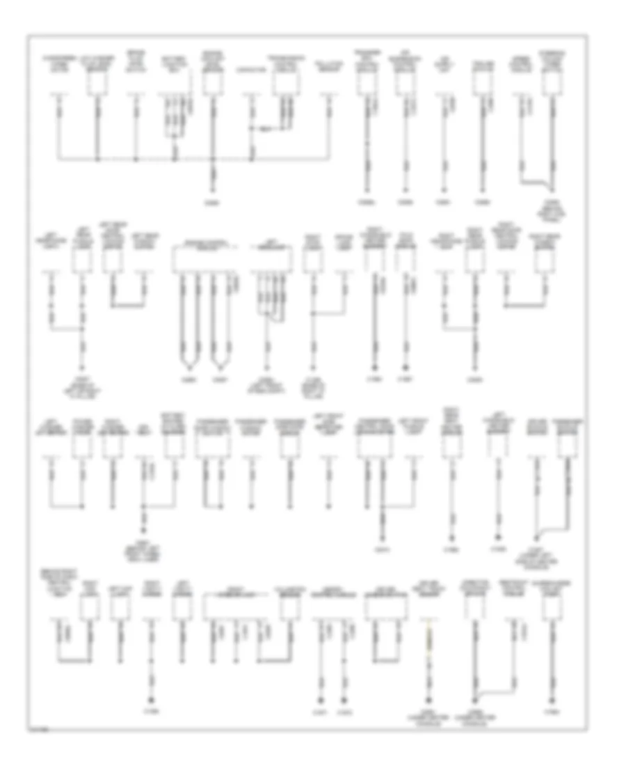 Ground Distribution Wiring Diagram 1 of 3 for Land Rover Range Rover Sport HSE 2006