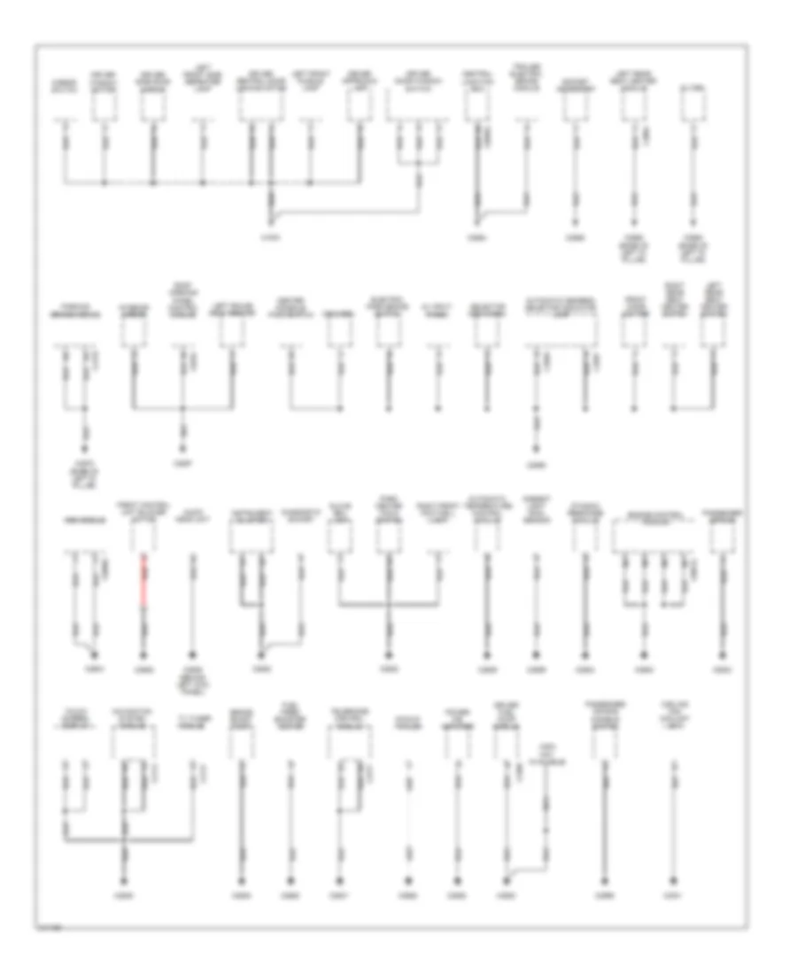 Ground Distribution Wiring Diagram 2 of 3 for Land Rover Range Rover Sport HSE 2006