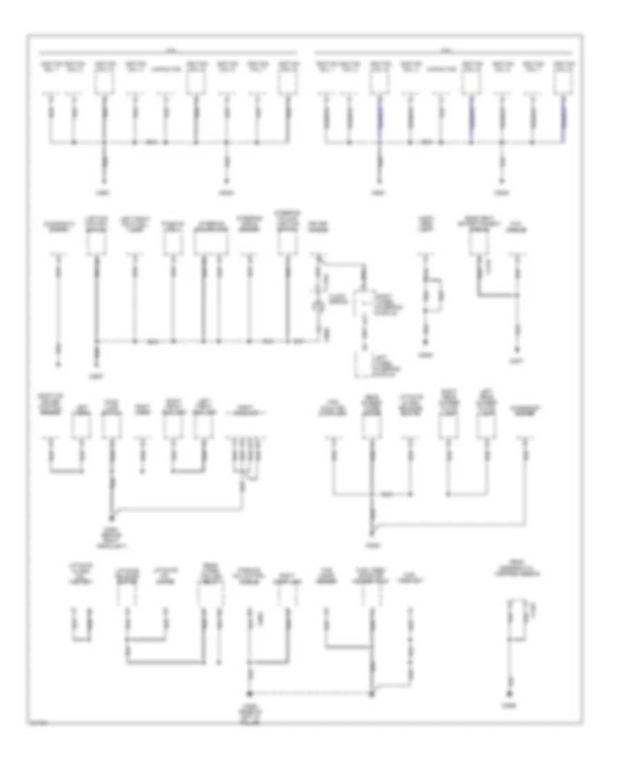 Ground Distribution Wiring Diagram (3 of 3) for Land Rover Range Rover Sport HSE 2006