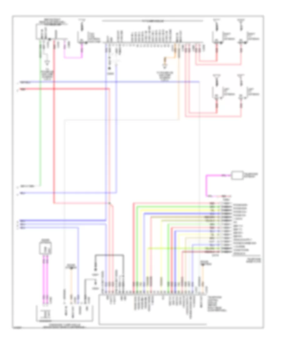 Navigation Wiring Diagram, with High Line (2 of 3) for Land Rover Range Rover Sport HSE 2006