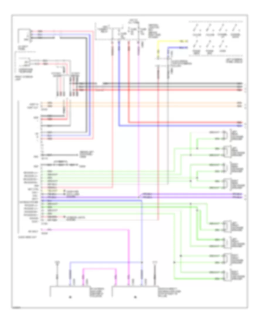 Navigation Wiring Diagram, with Low Line (1 of 2) for Land Rover Range Rover Sport HSE 2006