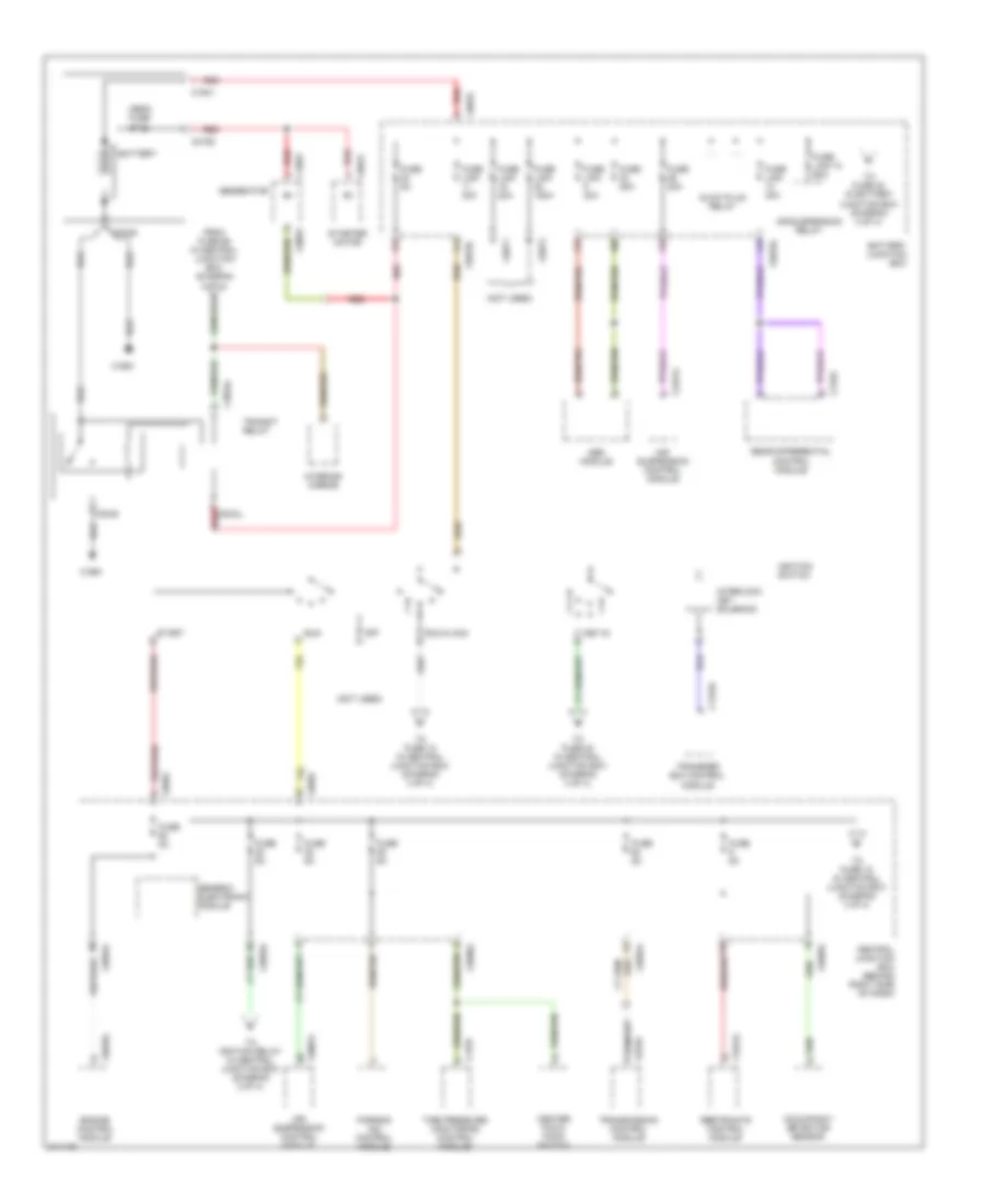 Power Distribution Wiring Diagram 1 of 4 for Land Rover Range Rover Sport HSE 2006