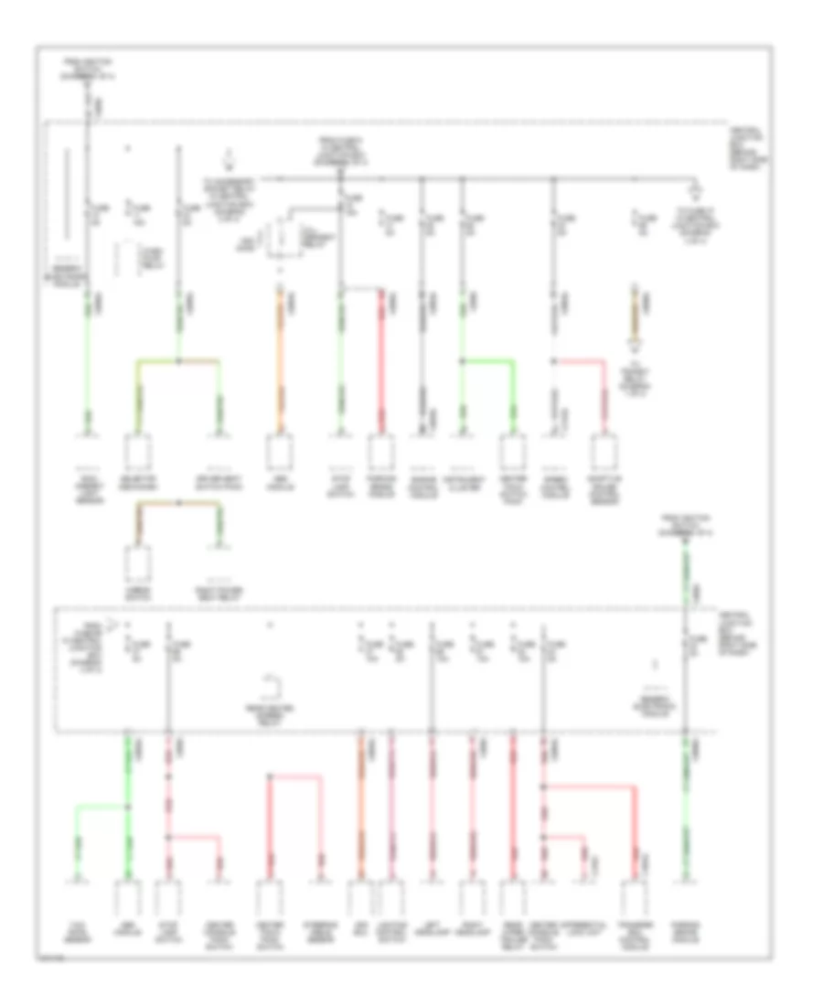 Power Distribution Wiring Diagram 4 of 4 for Land Rover Range Rover Sport HSE 2006