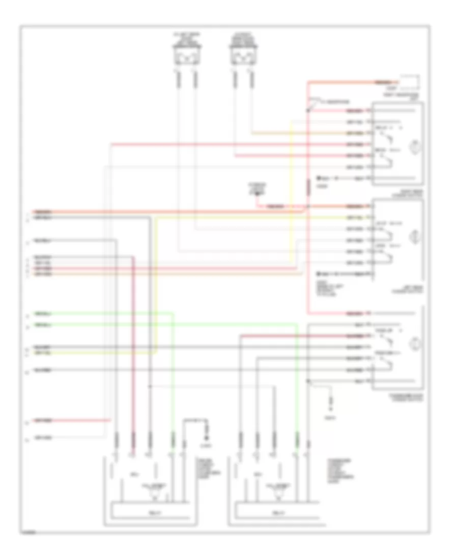 Power Windows Wiring Diagram 2 of 2 for Land Rover Range Rover Sport HSE 2006