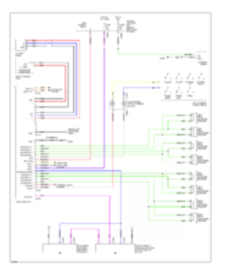Radio Wiring Diagram Low Line for Land Rover Range Rover Sport HSE 2006