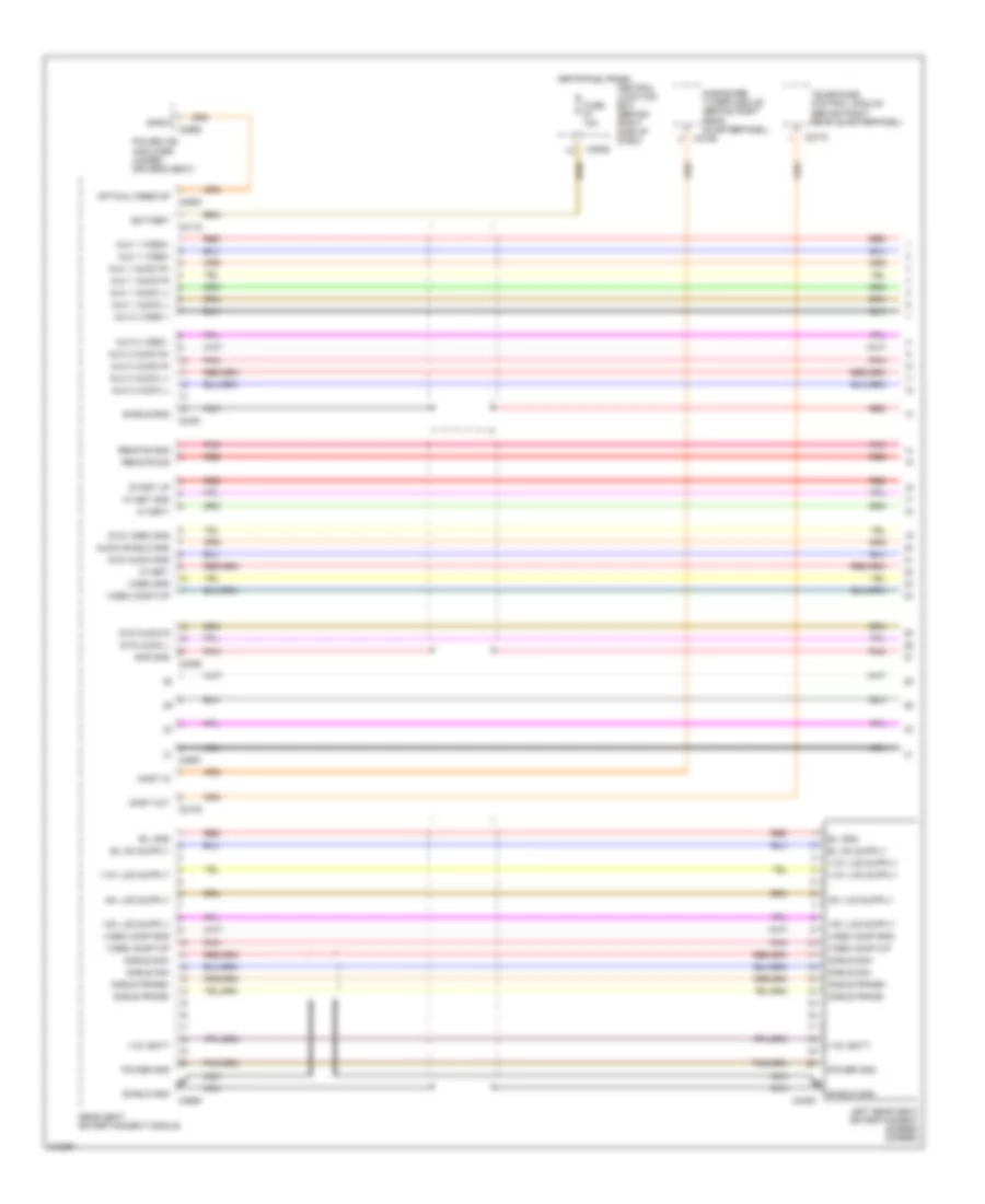 Rear Seat Entertainment Wiring Diagram, High Line (1 of 2) for Land Rover Range Rover Sport HSE 2006