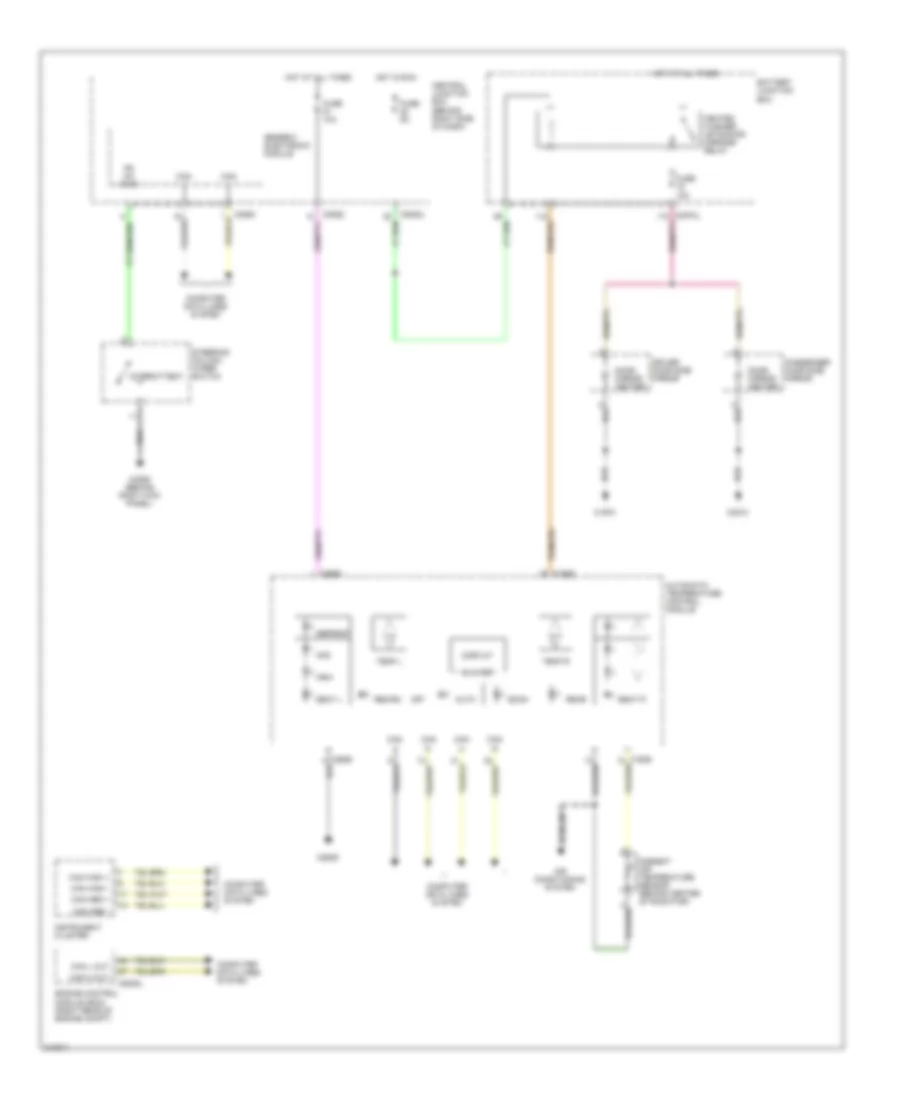 Heated Mirrors Wiring Diagram for Land Rover Range Rover Sport Supercharged 2006