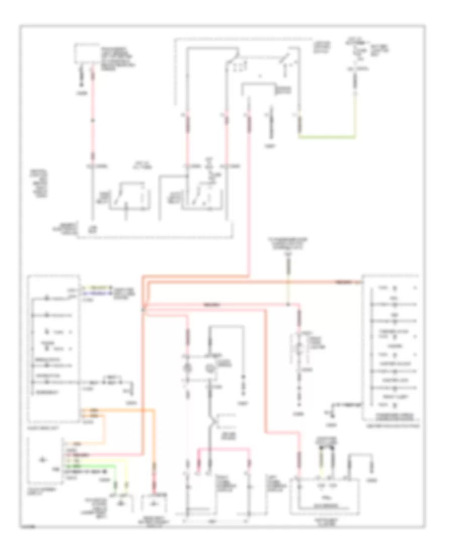 Instrument Illumination Wiring Diagram (1 of 2) for Land Rover Range Rover Sport Supercharged 2006