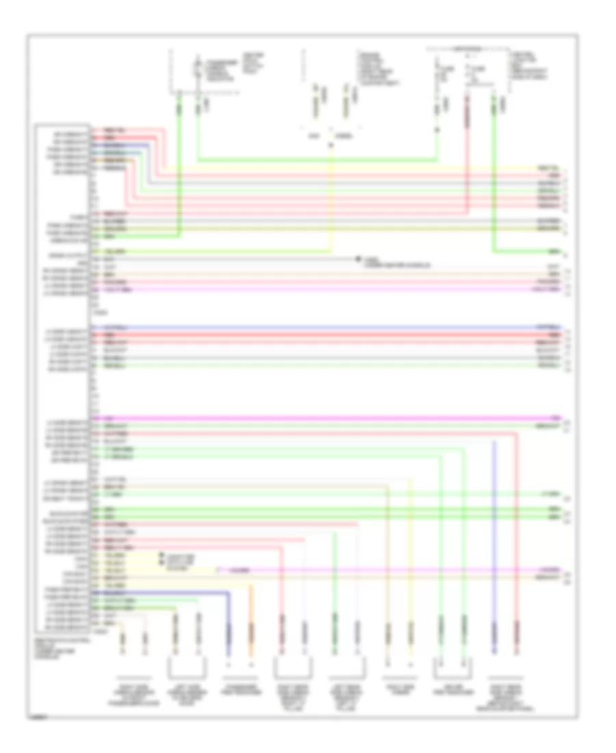 Supplemental Restraints Wiring Diagram 1 of 2 for Land Rover Range Rover Sport Supercharged 2006