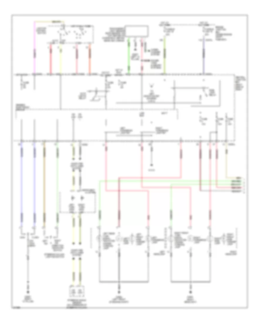 Exterior Lamps  Trailer Connector Wiring Diagram 1 of 2 for Land Rover Discovery 3 HSE 2007