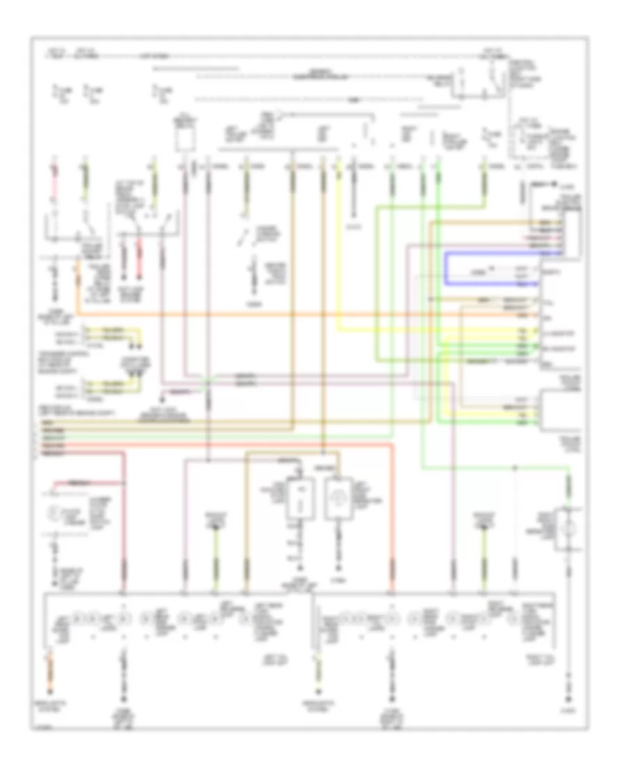 Exterior Lamps  Trailer Connector Wiring Diagram 2 of 2 for Land Rover Discovery 3 HSE 2007