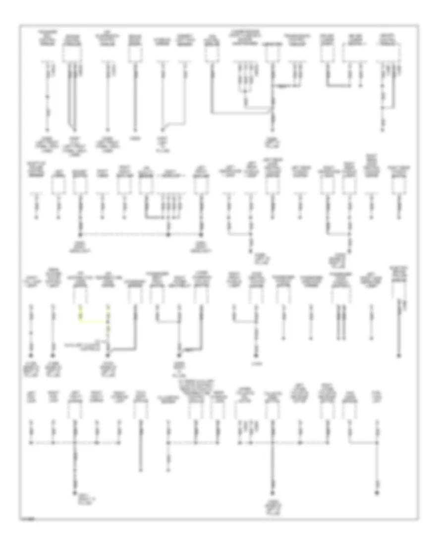 Ground Distribution Wiring Diagram 1 of 3 for Land Rover Discovery 3 HSE 2007