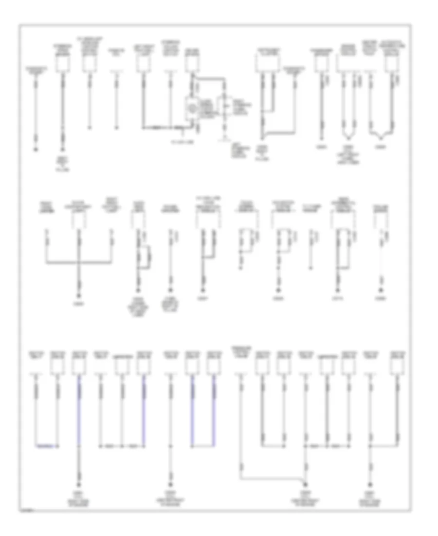 Ground Distribution Wiring Diagram (3 of 3) for Land Rover Discovery 3 HSE 2007