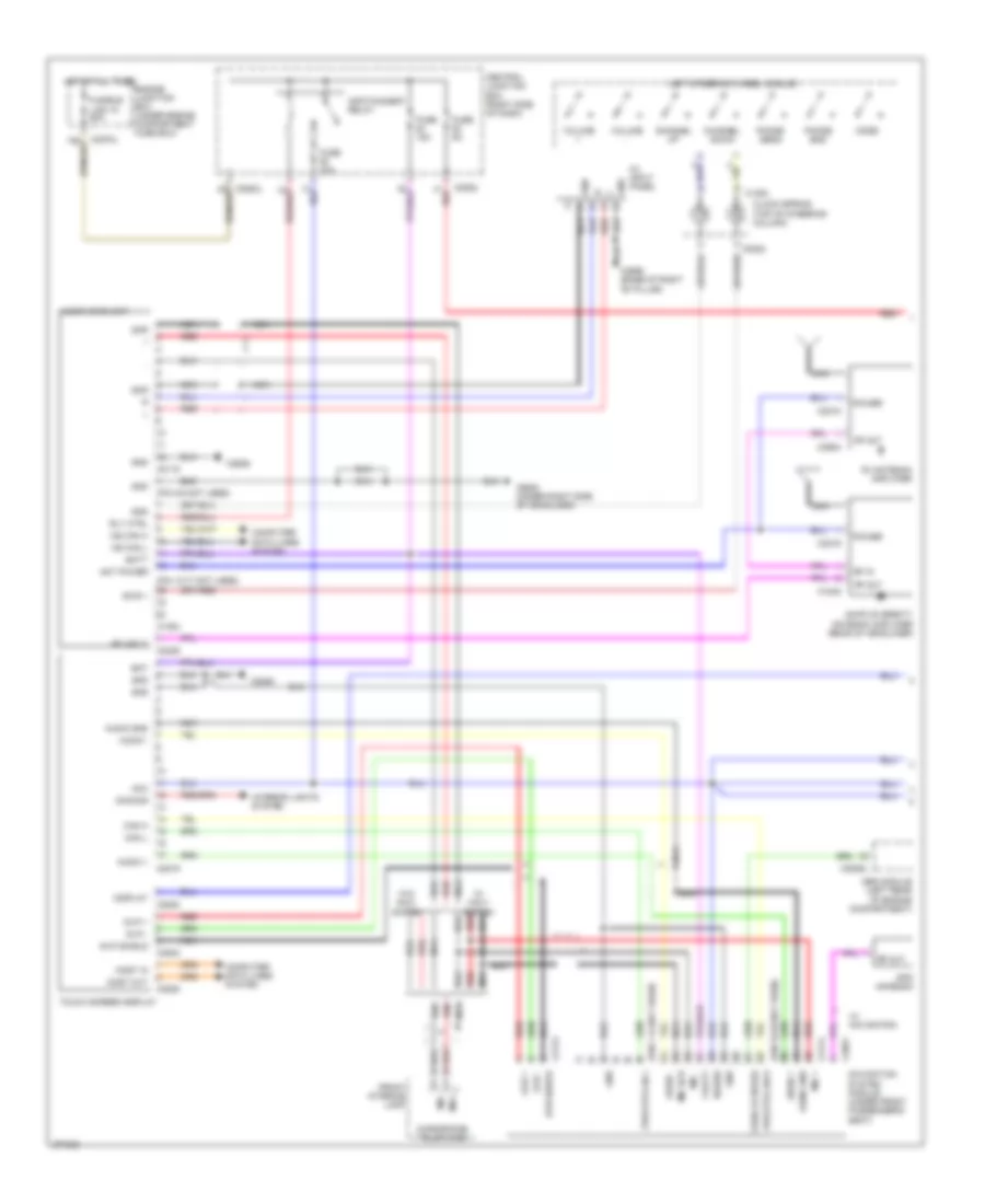 Navigation Wiring Diagram 1 of 3 for Land Rover Discovery 3 HSE 2007