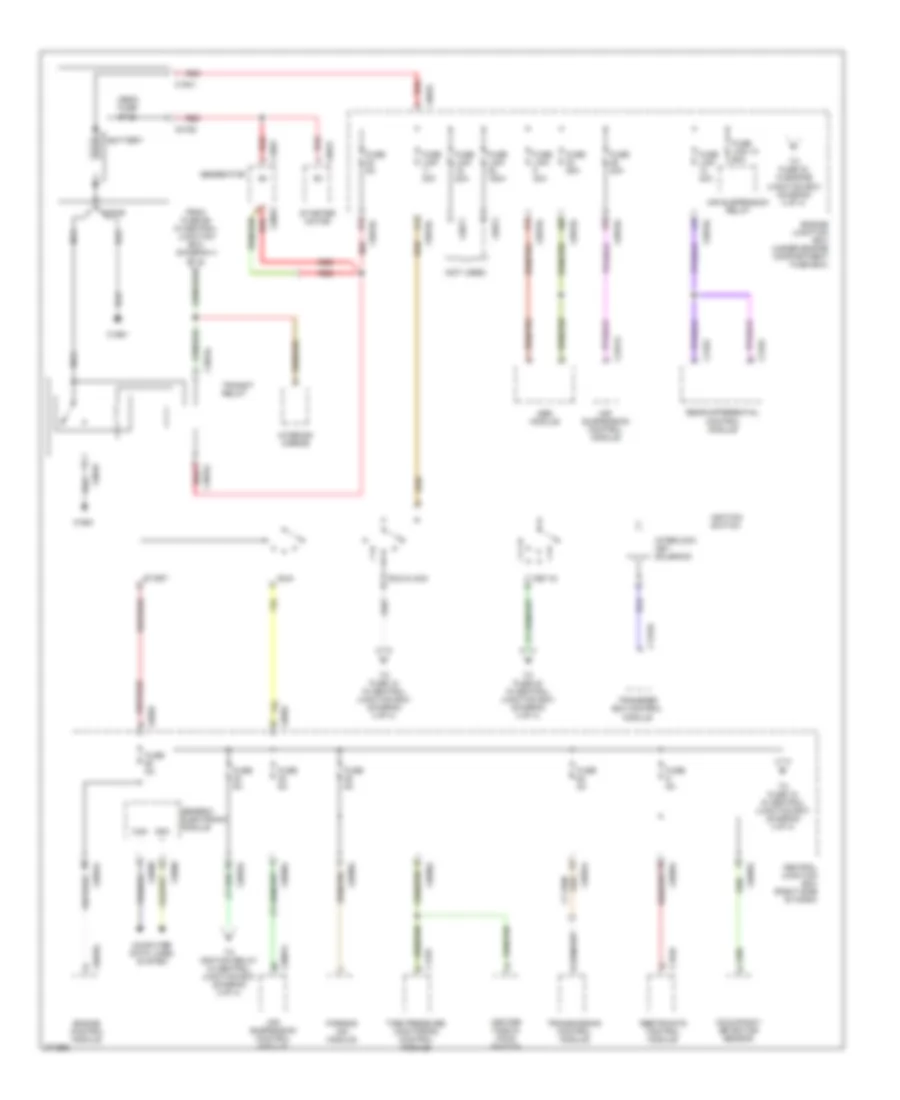 Power Distribution Wiring Diagram 1 of 4 for Land Rover Discovery 3 HSE 2007