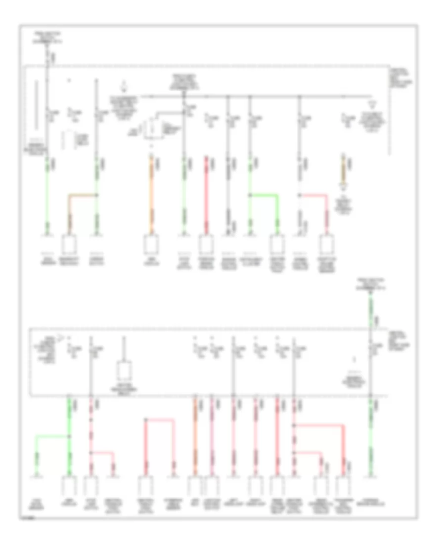 Power Distribution Wiring Diagram 4 of 4 for Land Rover Discovery 3 HSE 2007