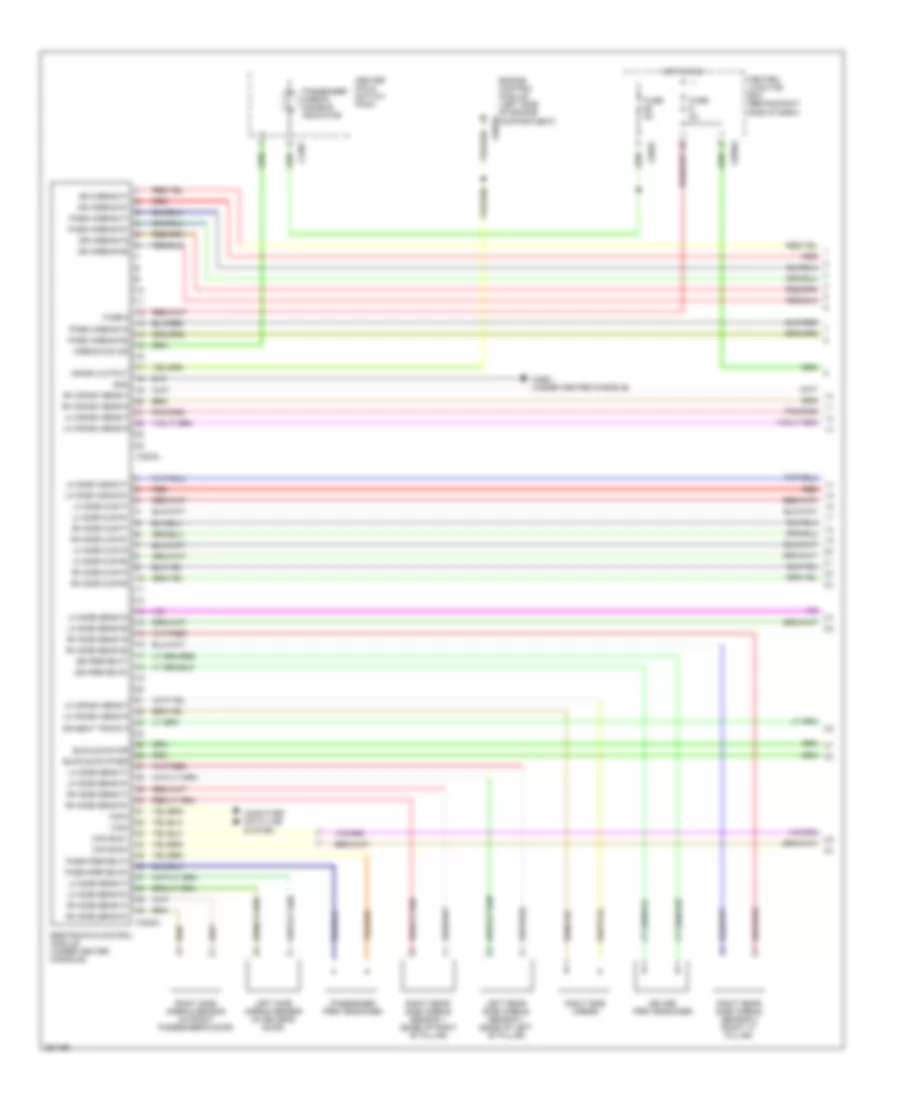 Supplemental Restraints Wiring Diagram 1 of 2 for Land Rover Discovery 3 HSE 2007