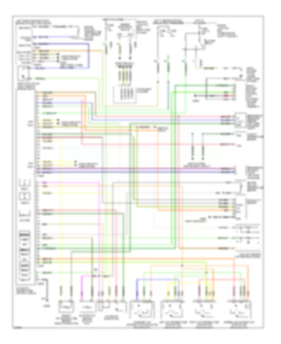 Automatic A C Wiring Diagram with TSD for Land Rover Discovery 3 SE 2007