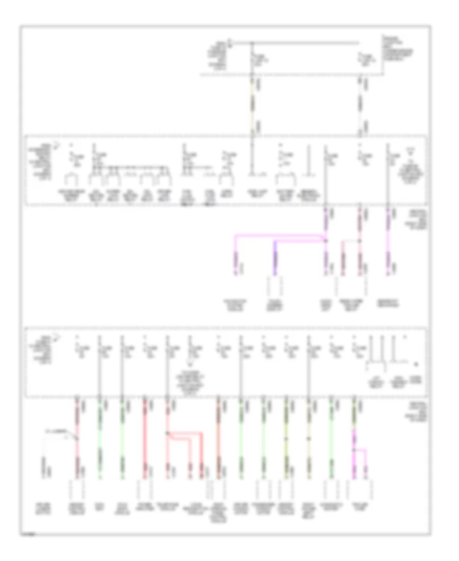 Power Distribution Wiring Diagram (3 of 4) for Land Rover Discovery 3 SE 2007