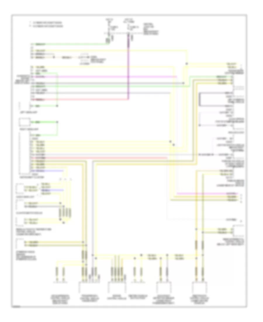 Diagnostic Socket Wiring Diagram 1 of 2 for Land Rover Range Rover HSE 2007