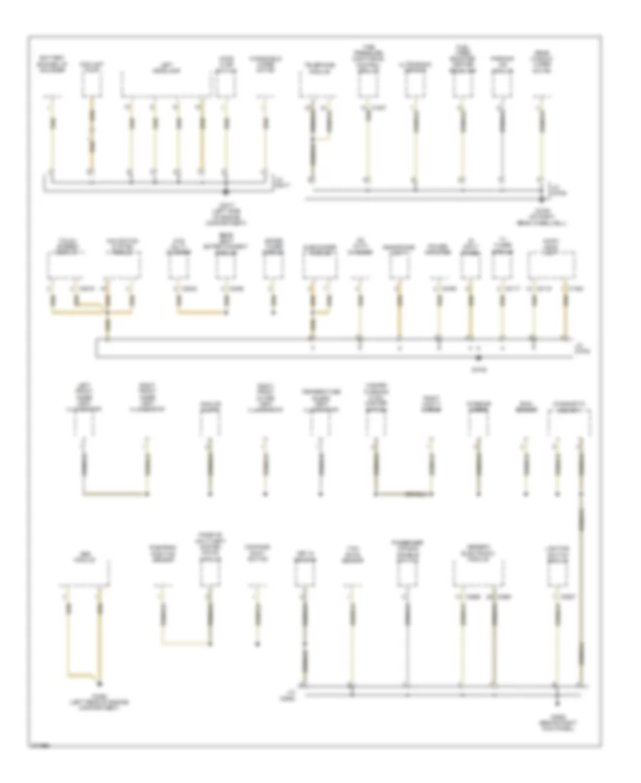 Ground Distribution Wiring Diagram (2 of 4) for Land Rover Range Rover HSE 2007