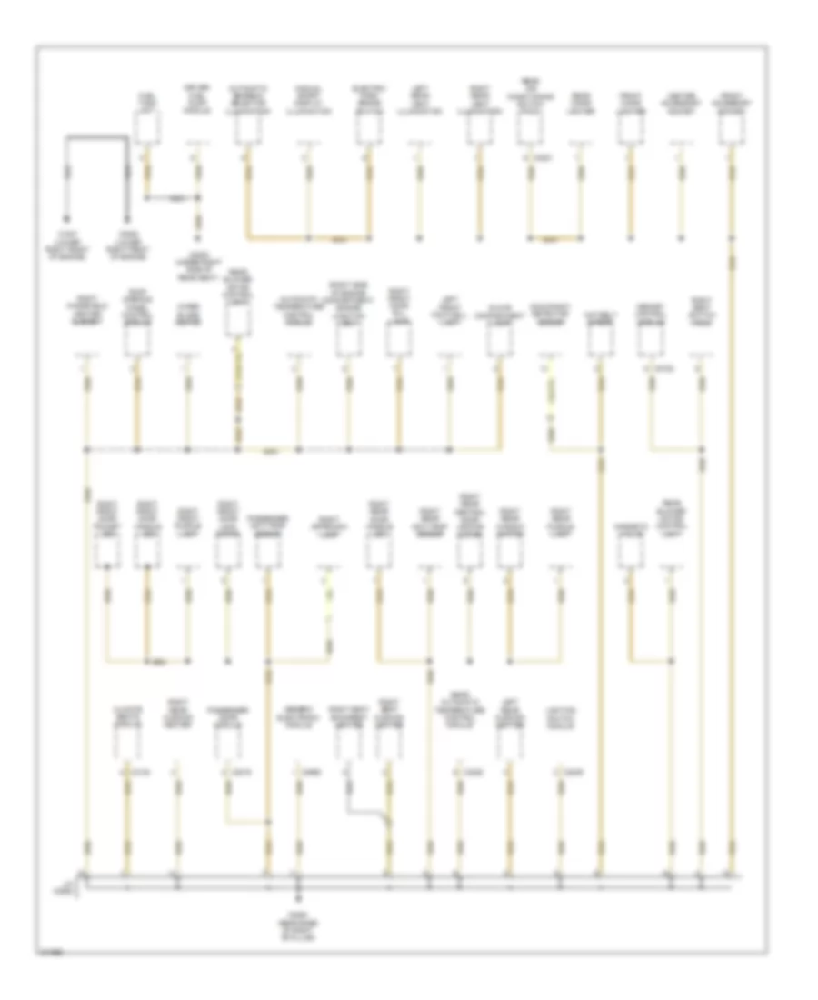 Ground Distribution Wiring Diagram (4 of 4) for Land Rover Range Rover HSE 2007