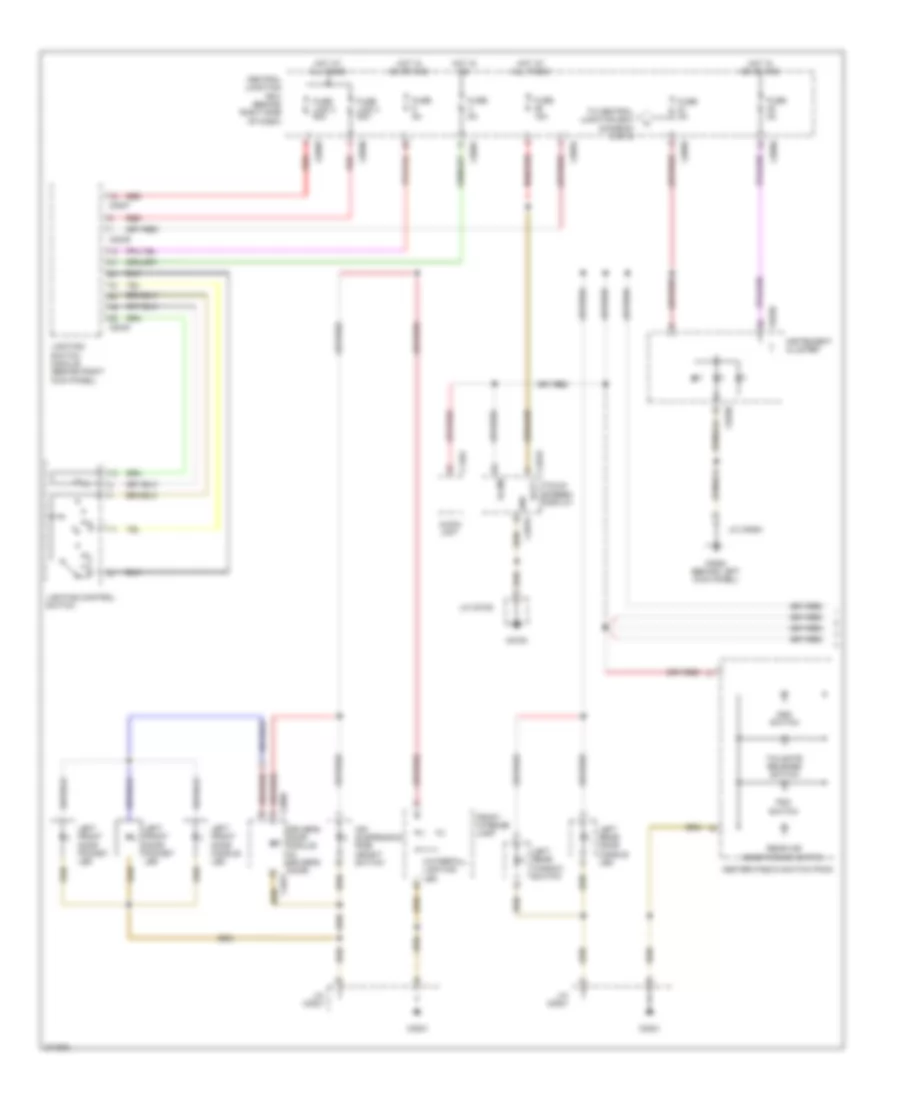 Instrument Illumination Wiring Diagram (1 of 2) for Land Rover Range Rover HSE 2007