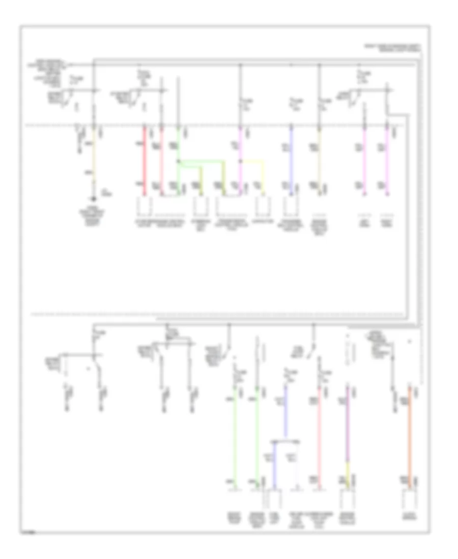 Power Distribution Wiring Diagram 2 of 6 for Land Rover Range Rover HSE 2007
