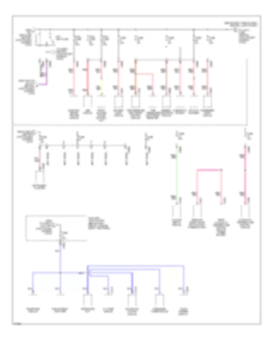 Power Distribution Wiring Diagram 6 of 6 for Land Rover Range Rover HSE 2007
