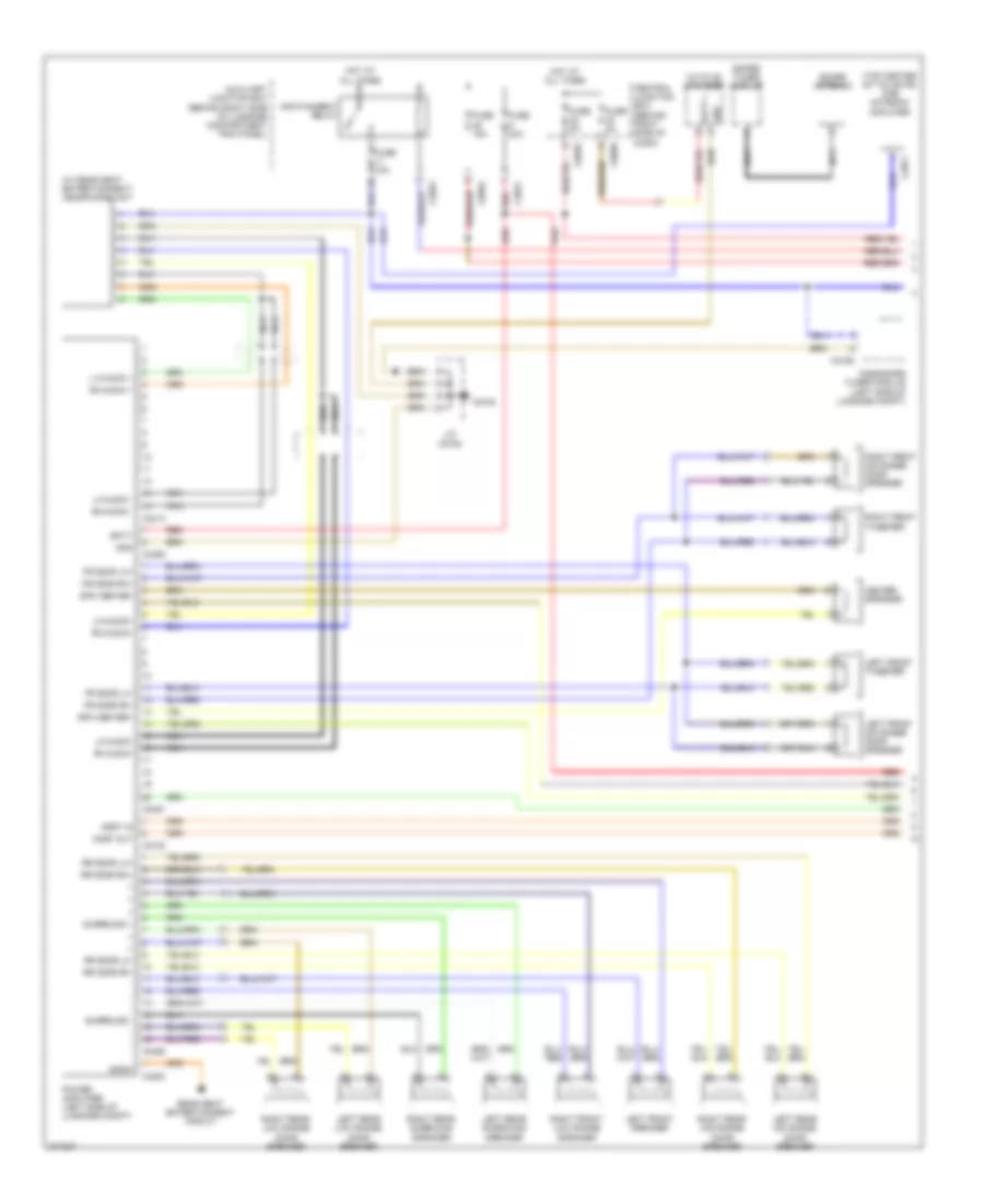 Radio Wiring Diagram 1 of 2 for Land Rover Range Rover HSE 2007