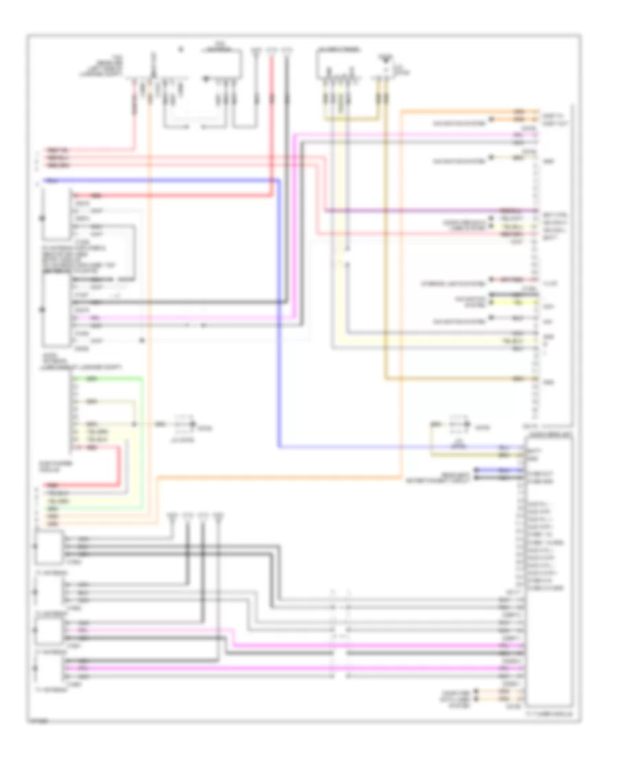 Radio Wiring Diagram 2 of 2 for Land Rover Range Rover HSE 2007