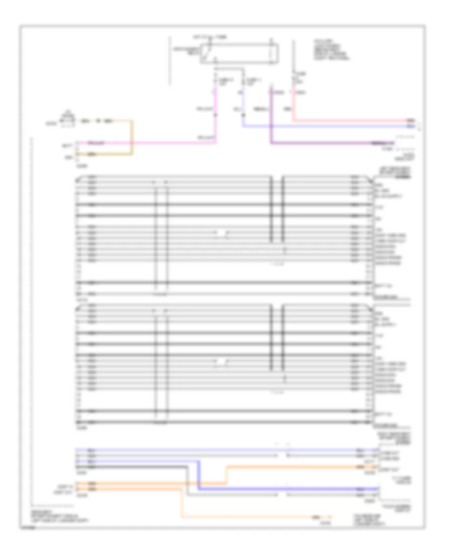 Rear Seat Entertainment Wiring Diagram (1 of 2) for Land Rover Range Rover HSE 2007