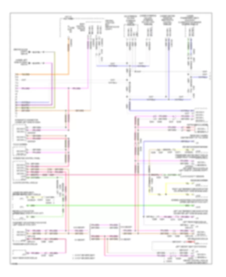 Diagnostic Socket Wiring Diagram 1 of 2 for Land Rover Discovery 2 2014