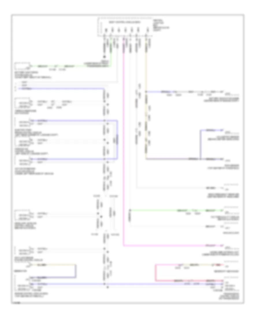 Diagnostic Socket Wiring Diagram (2 of 2) for Land Rover Discovery 2 2014