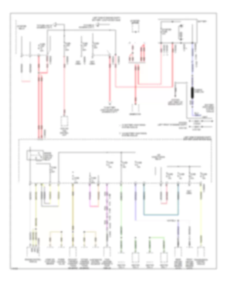 Power Distribution Wiring Diagram 1 of 7 for Land Rover Discovery 2 2014