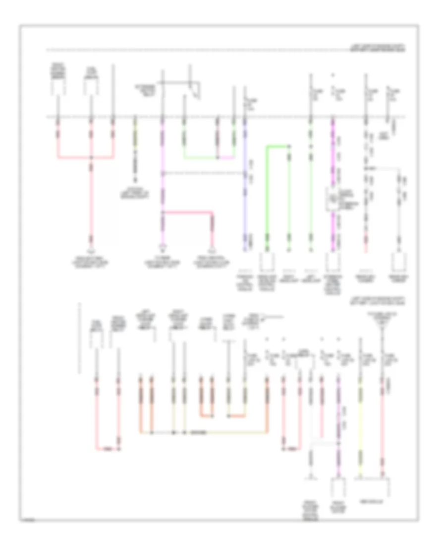 Power Distribution Wiring Diagram (2 of 7) for Land Rover Discovery 2 2014