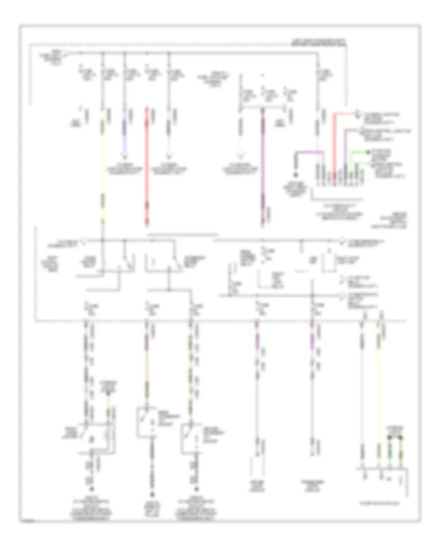 Power Distribution Wiring Diagram 3 of 7 for Land Rover Discovery 2 2014