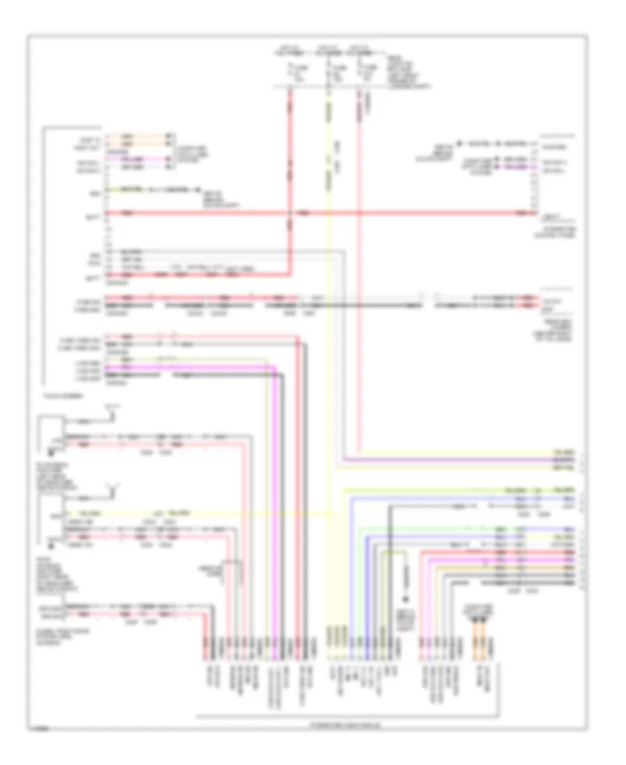 Radio Wiring Diagram High Line 1 of 4 for Land Rover Discovery 2 2014