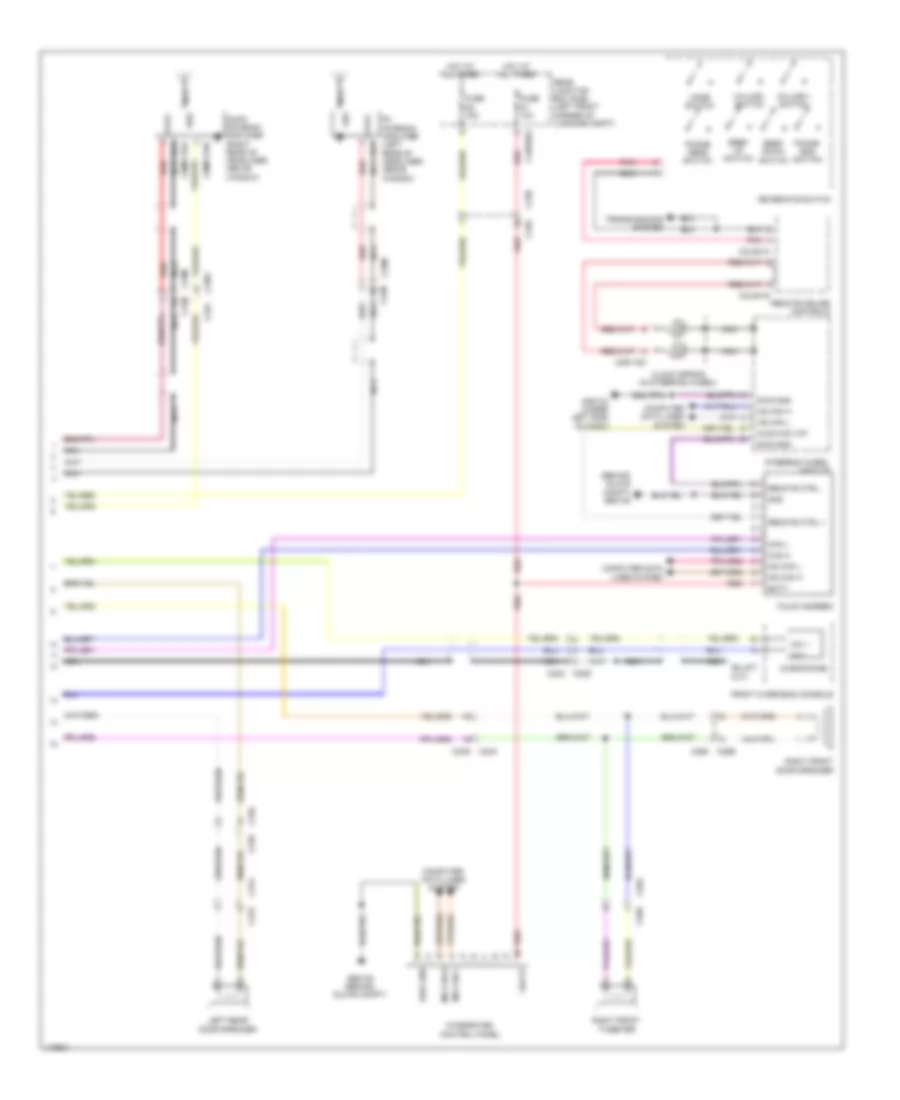 Radio Wiring Diagram Low Line 2 of 2 for Land Rover Discovery 2 2014