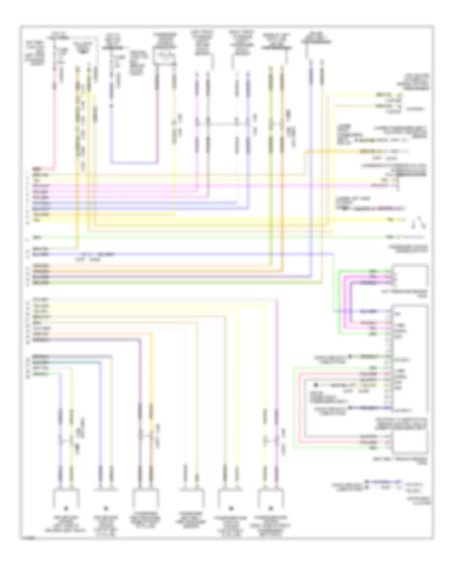 Supplemental Restraints Wiring Diagram (2 of 2) for Land Rover Discovery 2 2014