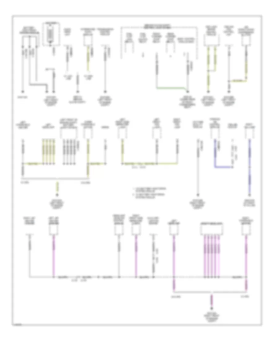 Ground Distribution Wiring Diagram 1 of 5 for Land Rover Discovery 2 HSE 2014