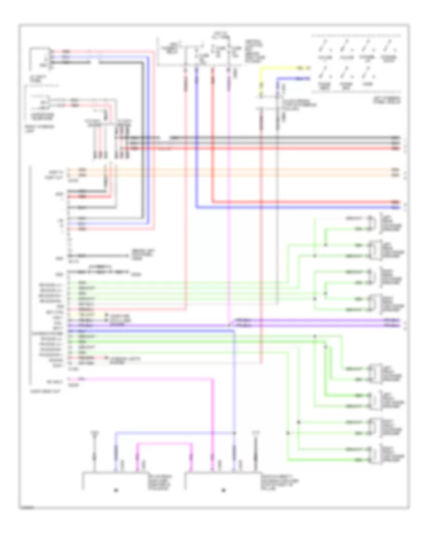 Navigation Wiring Diagram with Low Line 1 of 2 for Land Rover Range Rover Sport Supercharged 2007