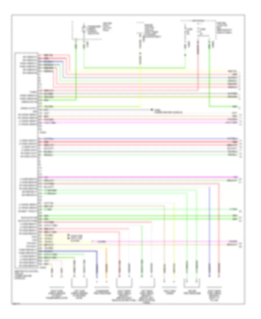 Supplemental Restraints Wiring Diagram 1 of 2 for Land Rover Range Rover Sport Supercharged 2007
