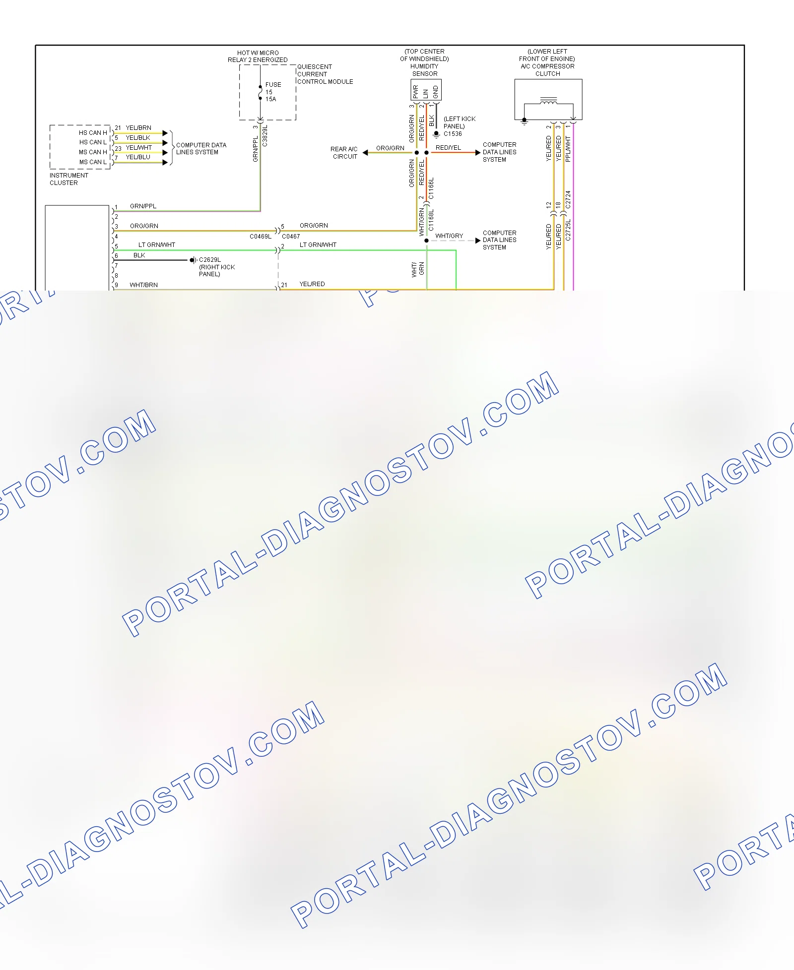 Automatic A C Wiring Diagram 1 of 2 for Land Rover Discovery 4 2014