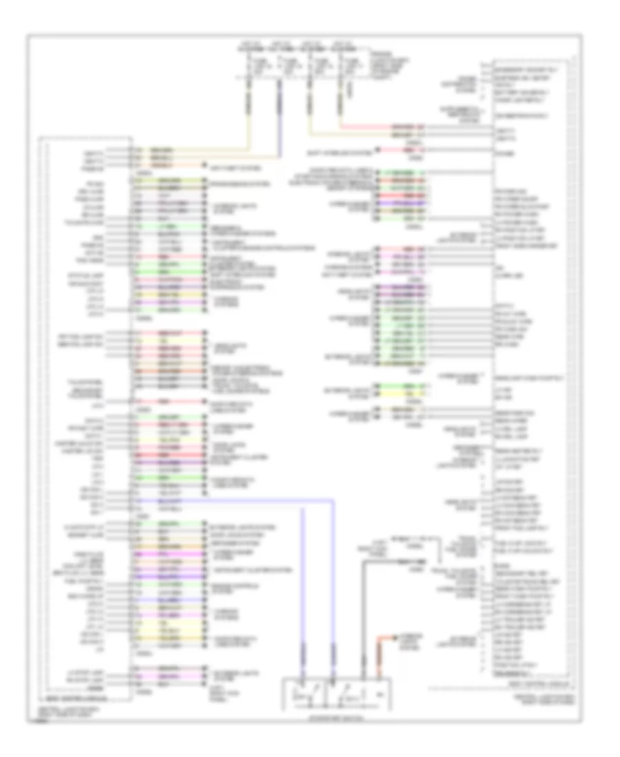 Body Control Modules Wiring Diagram for Land Rover Discovery 4 2014