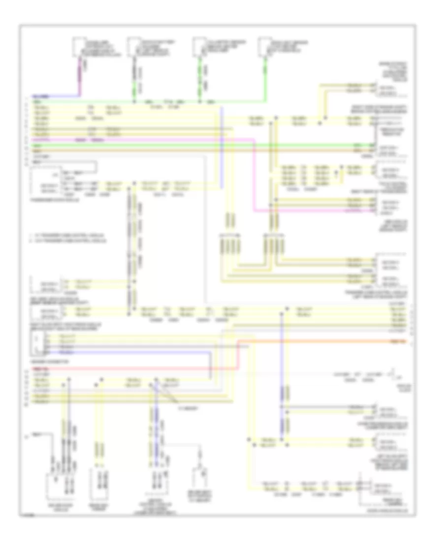 Diagnostic Socket Wiring Diagram (2 of 3) for Land Rover Discovery 4 2014