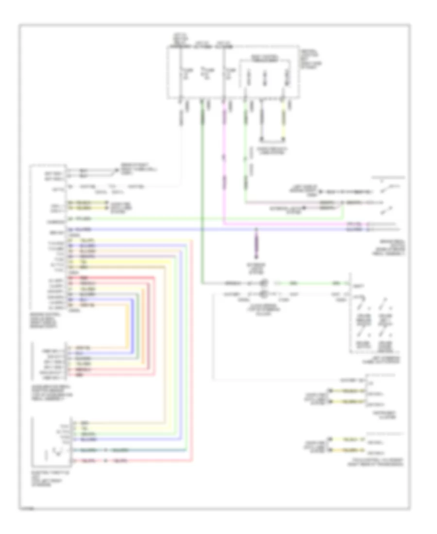 Cruise Control Wiring Diagram for Land Rover Discovery 4 2014