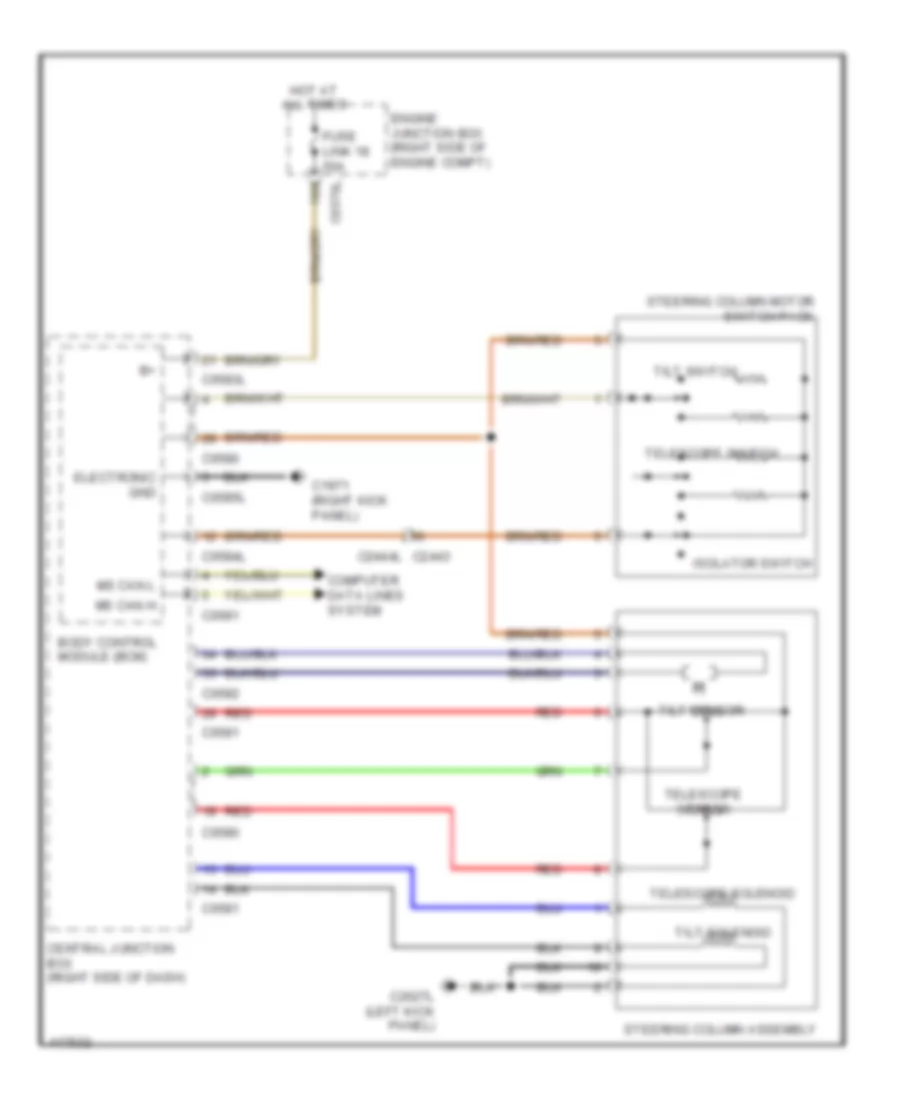 Electronic Power Steering Wiring Diagram for Land Rover Discovery 4 2014